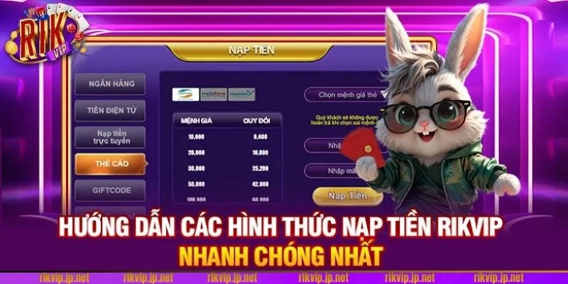RIKVIP ⚡️ Rikvip.com Link Game Đổi Thưởng Uy Tín Tải Game Nhanh 23 Các bước nạp tiền tại RIKVIP được chỉ dẫn rất dễ thực hiện